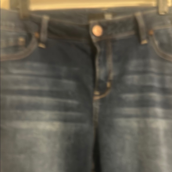 1822 Denim Flare Wide Leg Blue Jeans - Picture 3 of 7